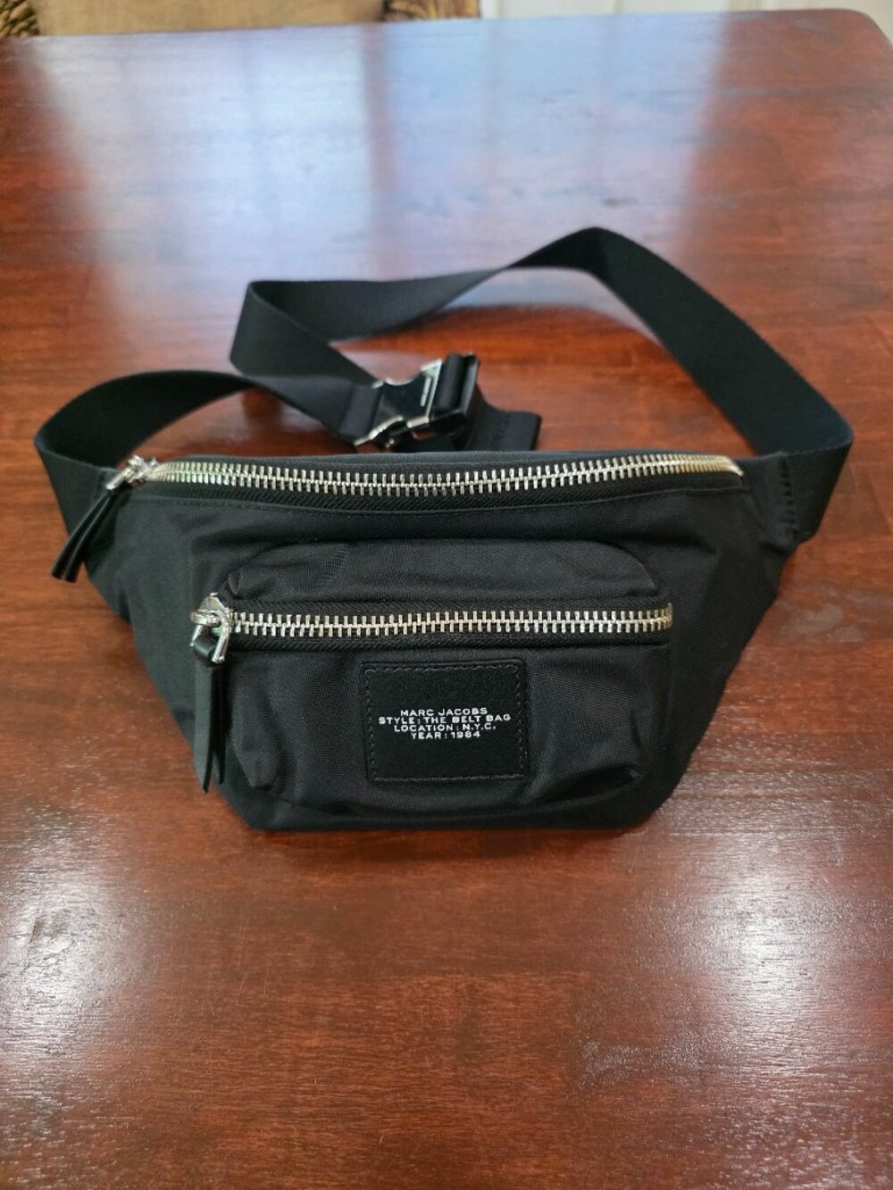 EUC Marc Jacobs The Biker Black Nylon Belt Bag